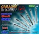 Pack de 5 lames compatibles avec plotter Graphtec CB9U 45°