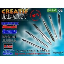 Pack de 5 lames compatibles avec plotter Graphtec CB9U 45°