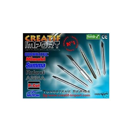 Pack de 5 lames compatibles avec plotter Graphtec CB9U 45°