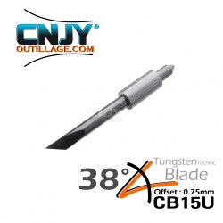 Pack de 5 lames compatibles avec plotter Graphtec CB15U 38°