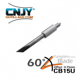 Pack de 5 lames compatibles avec plotter Graphtec CB15U 60°